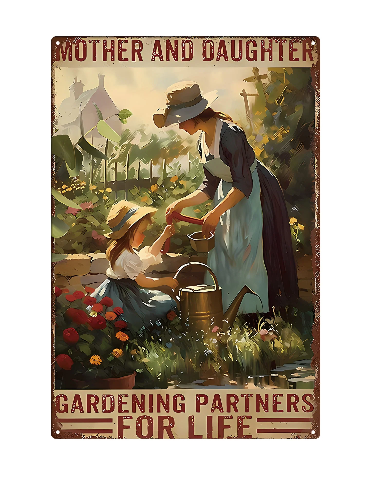 Mother and Daughter - Gardening partners for life