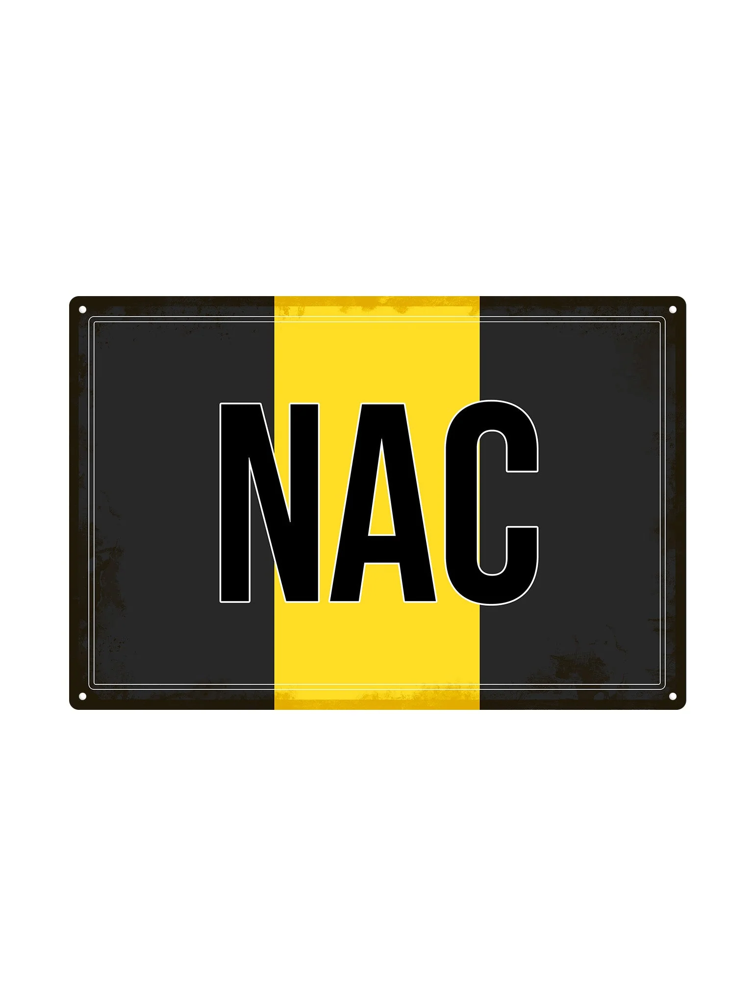 NAC Breda met eigen tekst