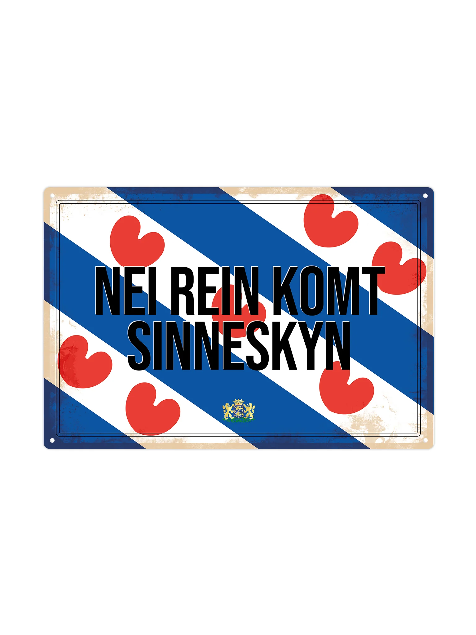 Nei rein komt sinneskyn. - Frieslandse Borden