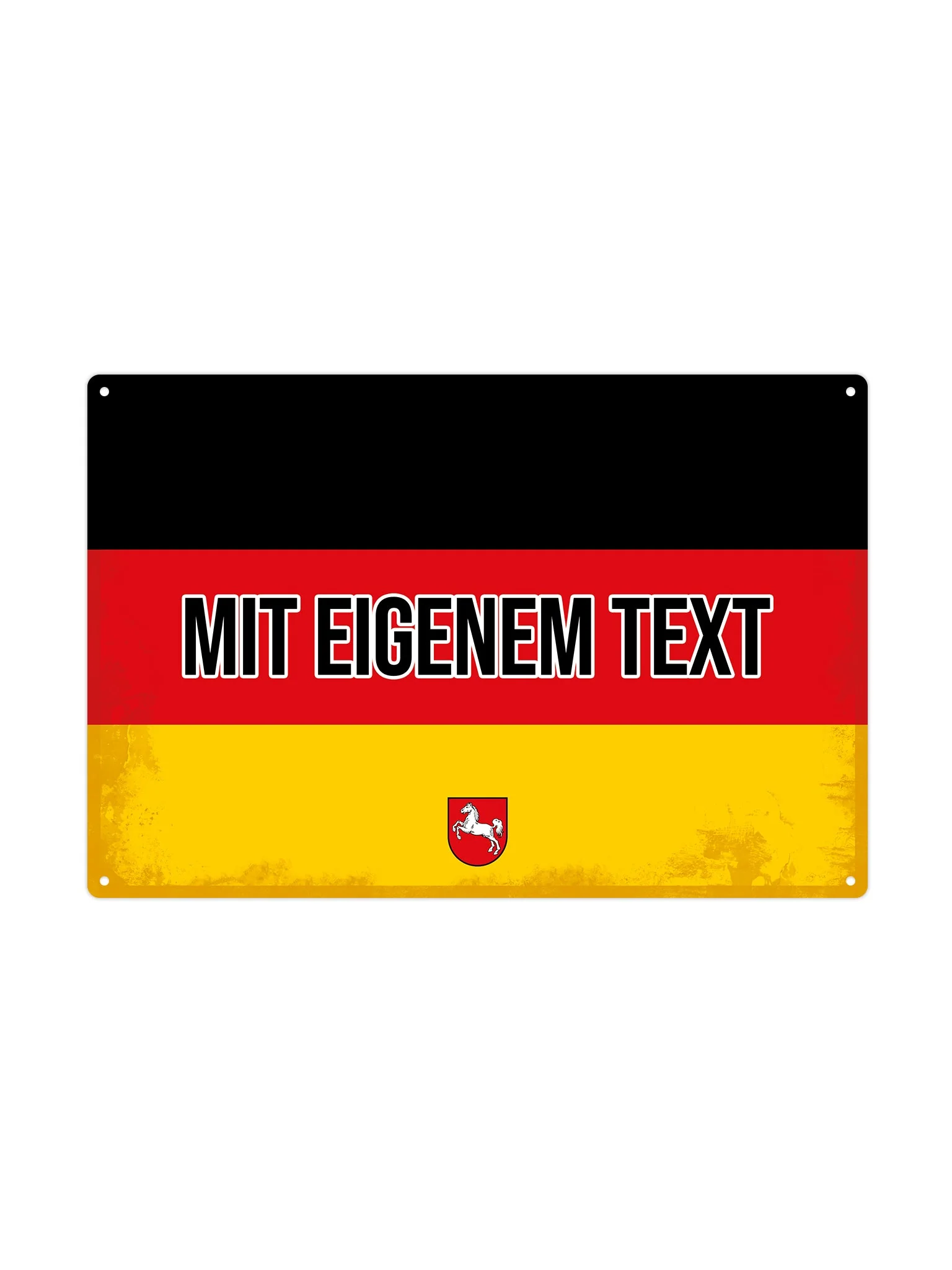 Niedersachsen - Mit eigenem Text
