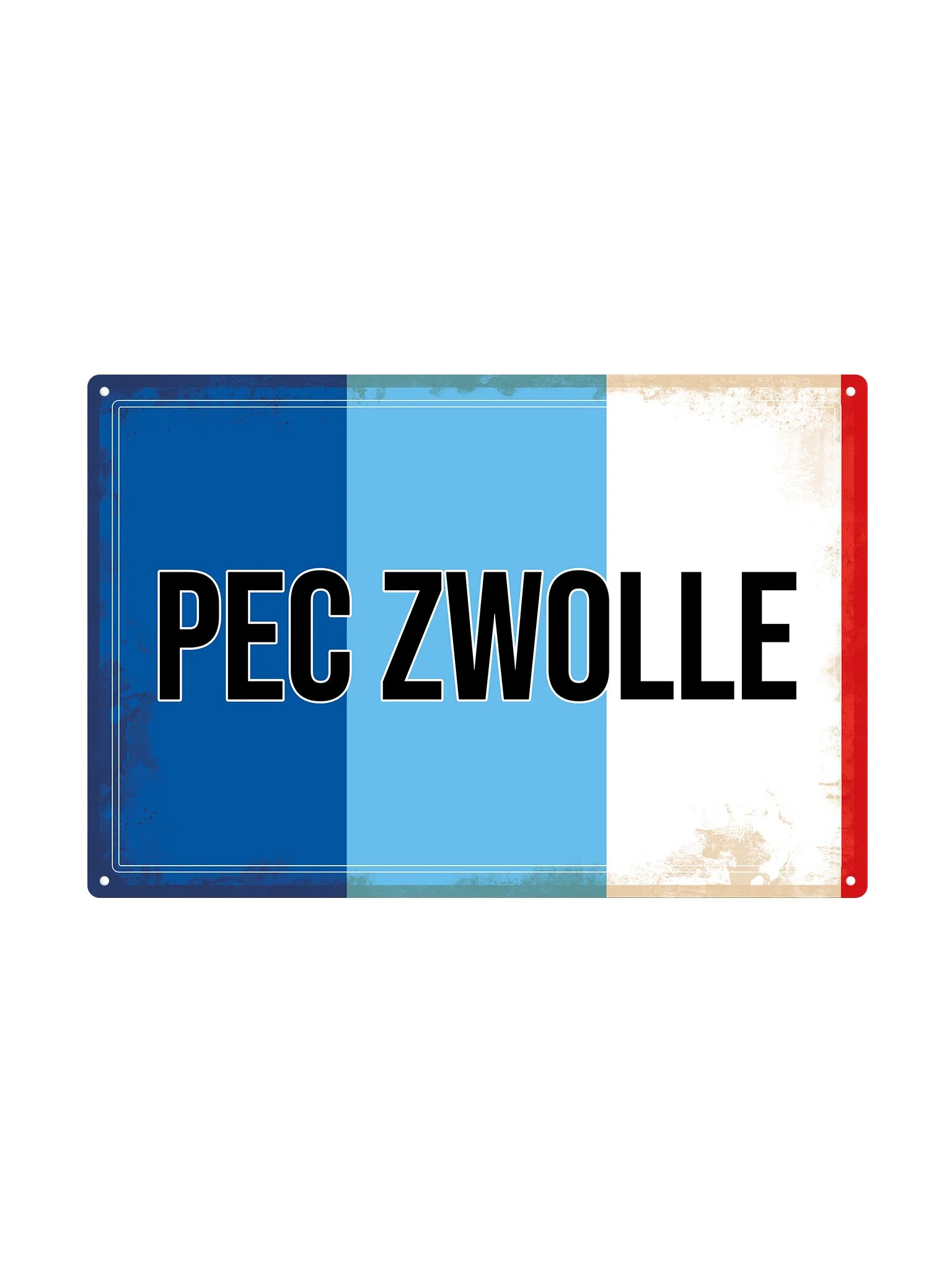 PEC Zwolle met eigen tekst