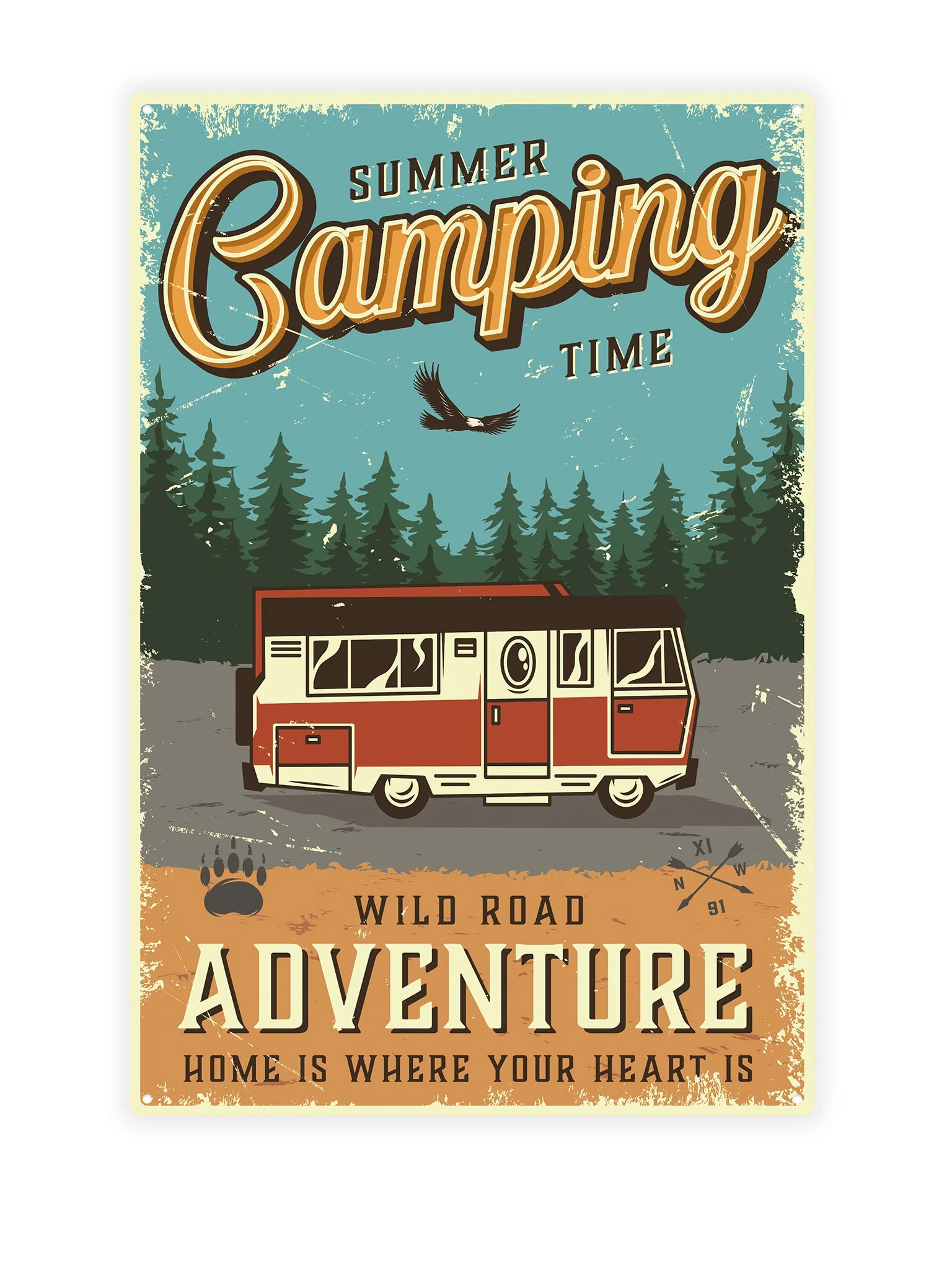 Summer camping time