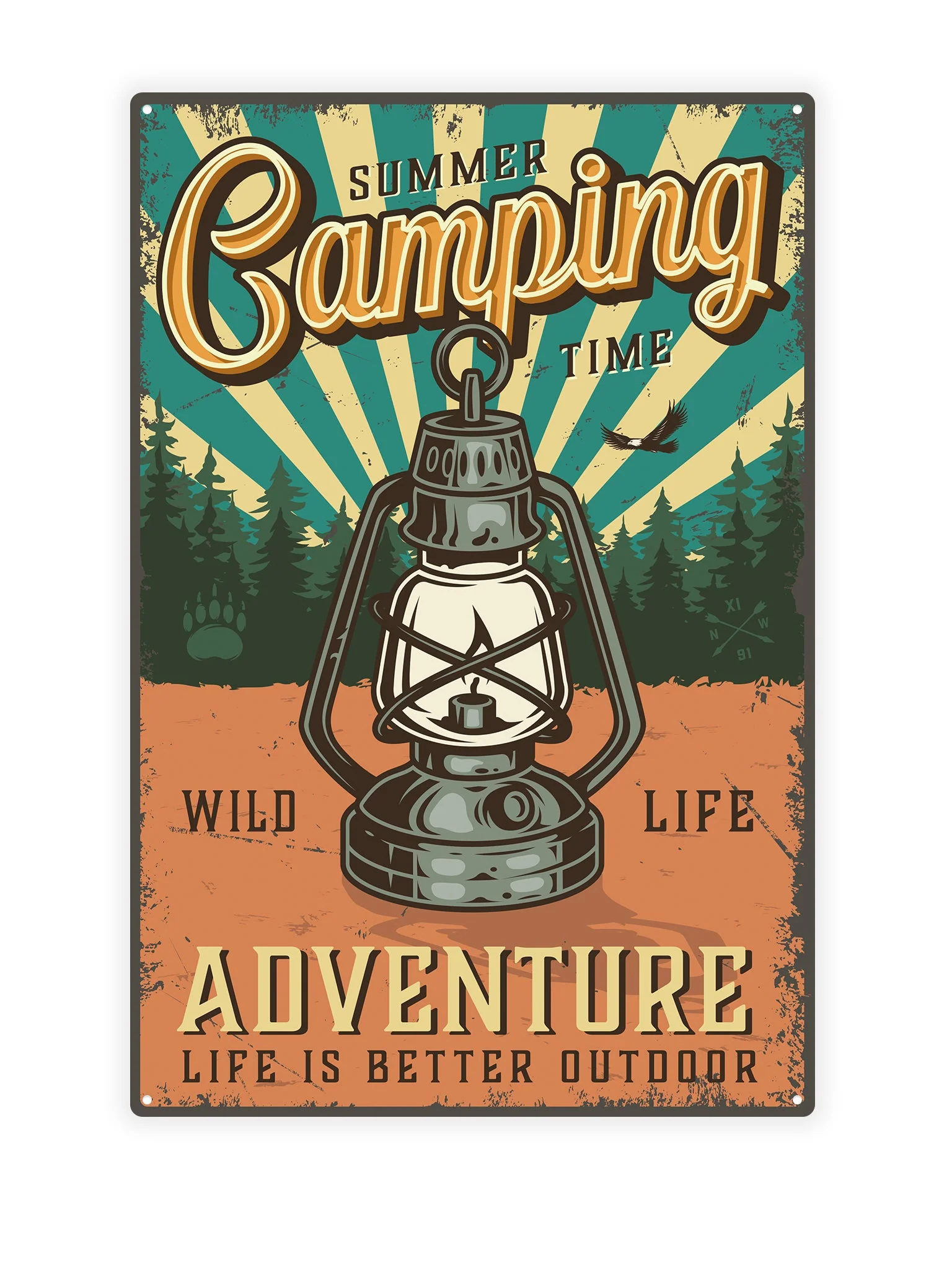 Summer camping time wild life adventure life is better outdoor