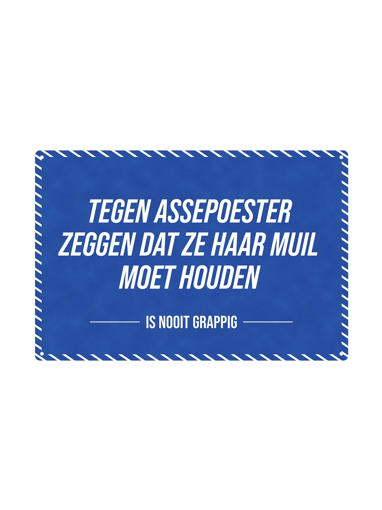 Tegen Assepoester zeggen dat ze haar muil moet houden - Is Nooit Grappig