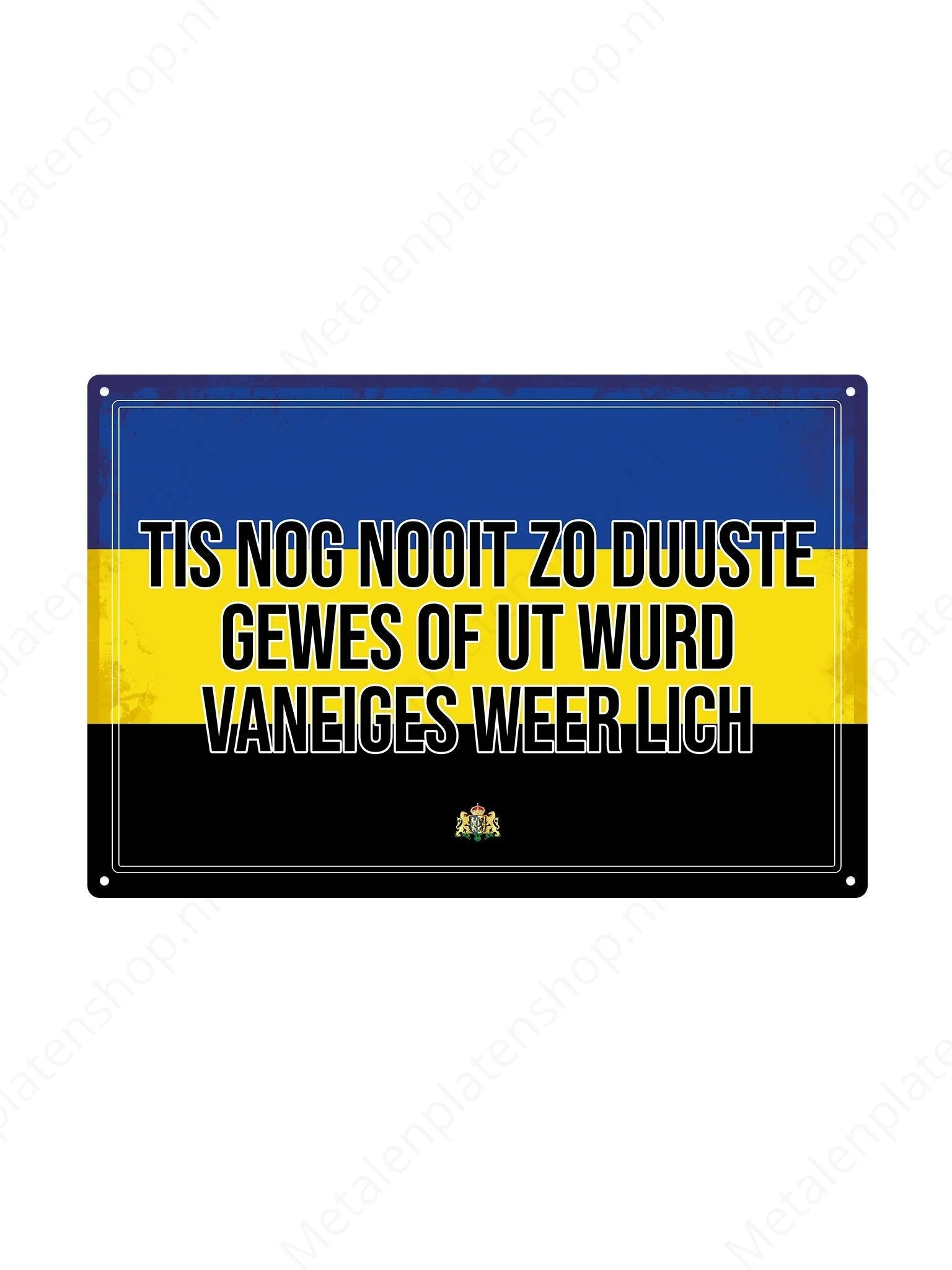 Tis nog nooit zo duuste gewes of ut wurd vaneiges weer lich - Gelderlandse Teksten