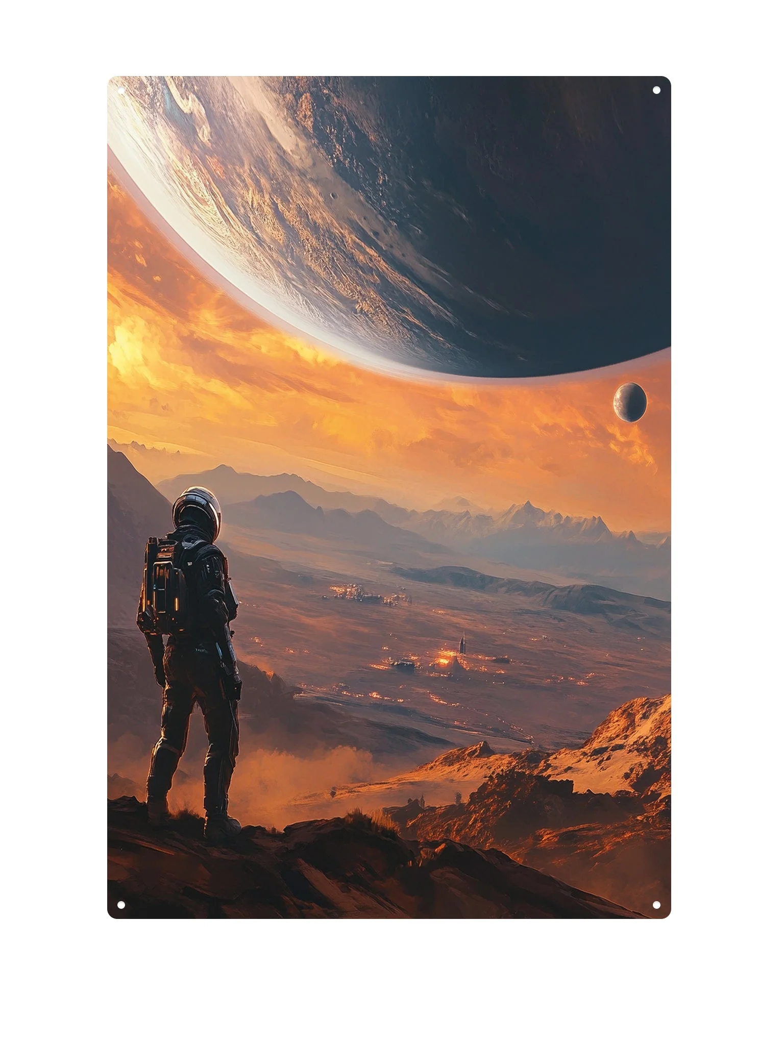 Uitzicht op de planeet