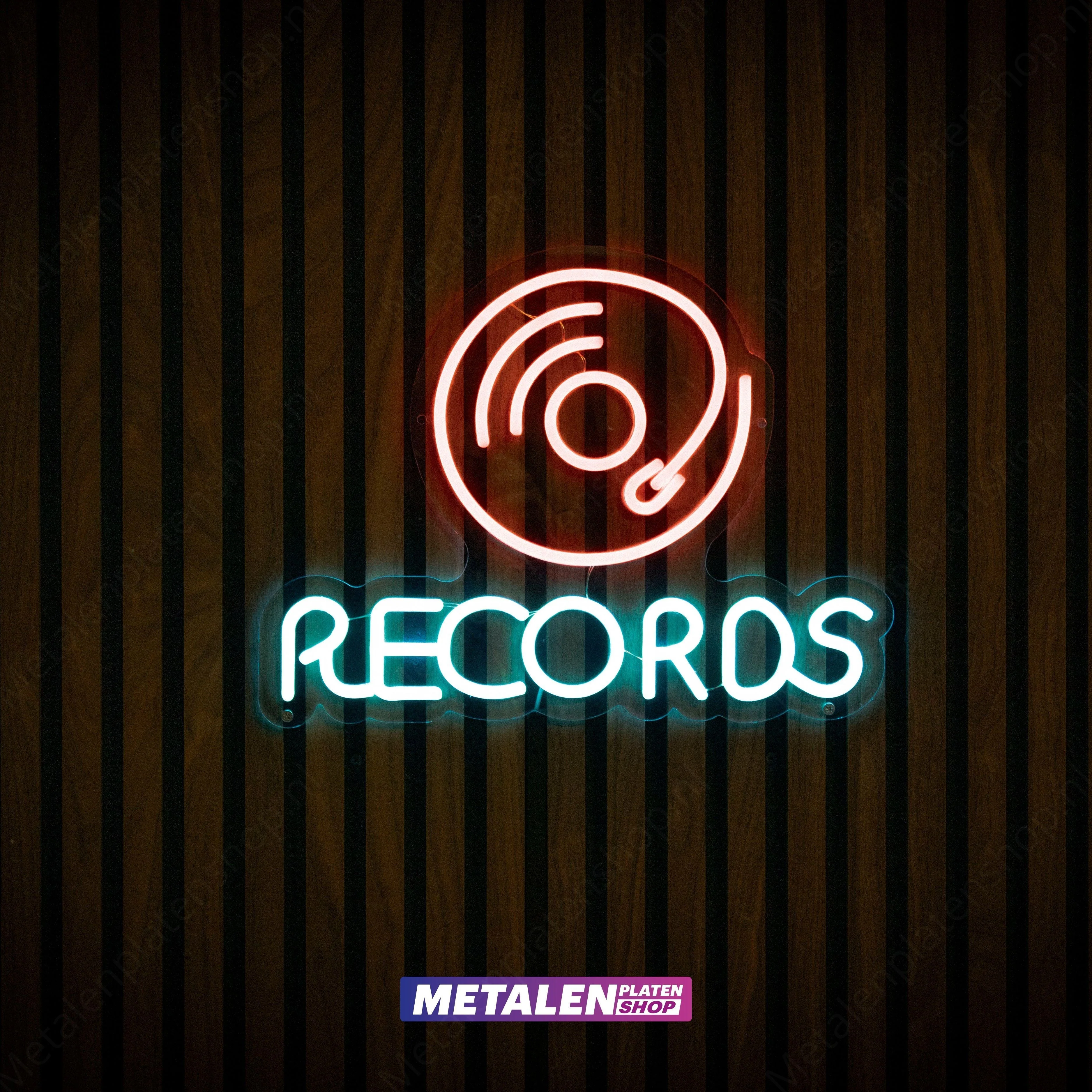 Vinyl Records - Neonbord - LED