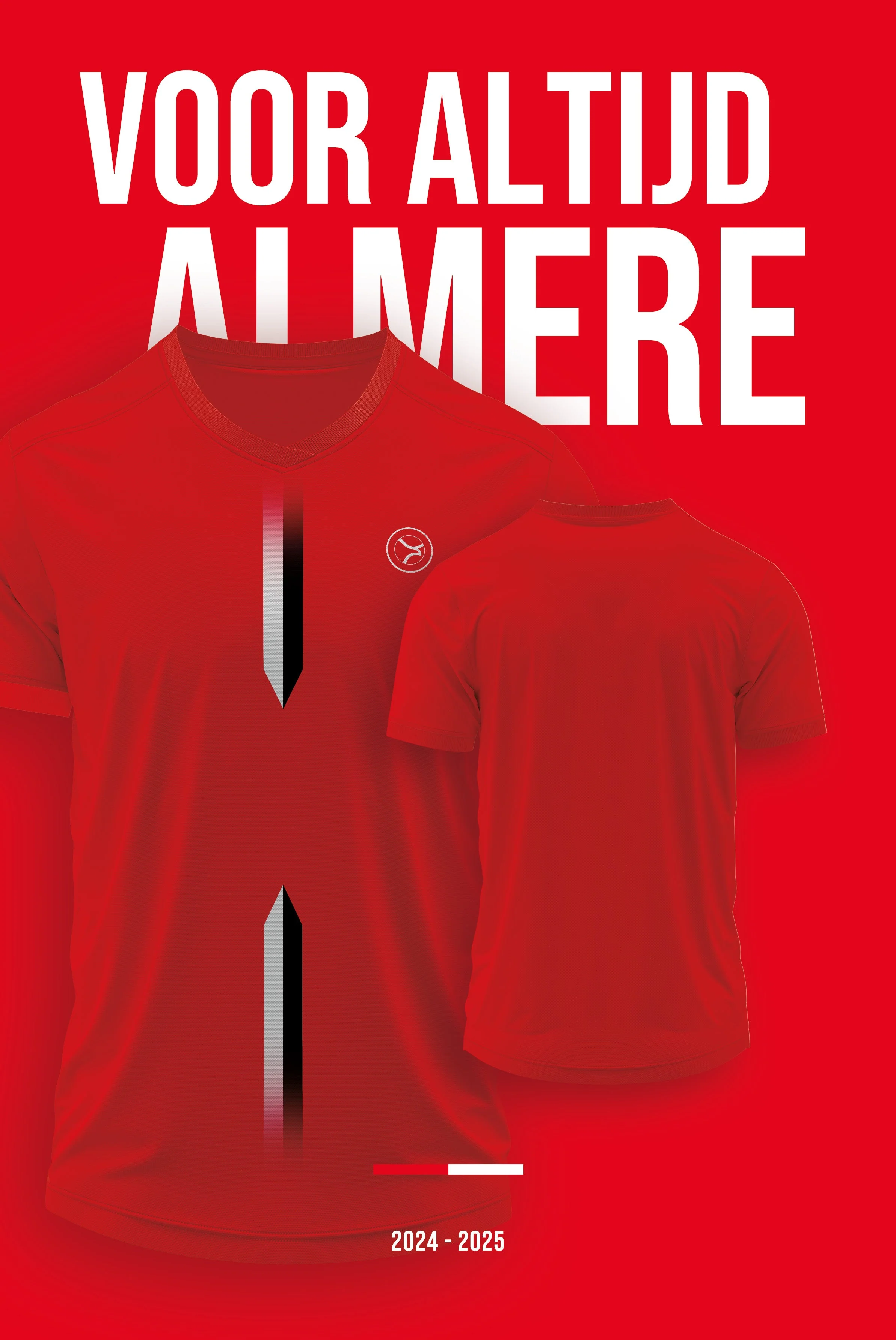 Voetbaltenue Bord Almere City met eigen naam en rugnummer - 2024/2025 - Image 2