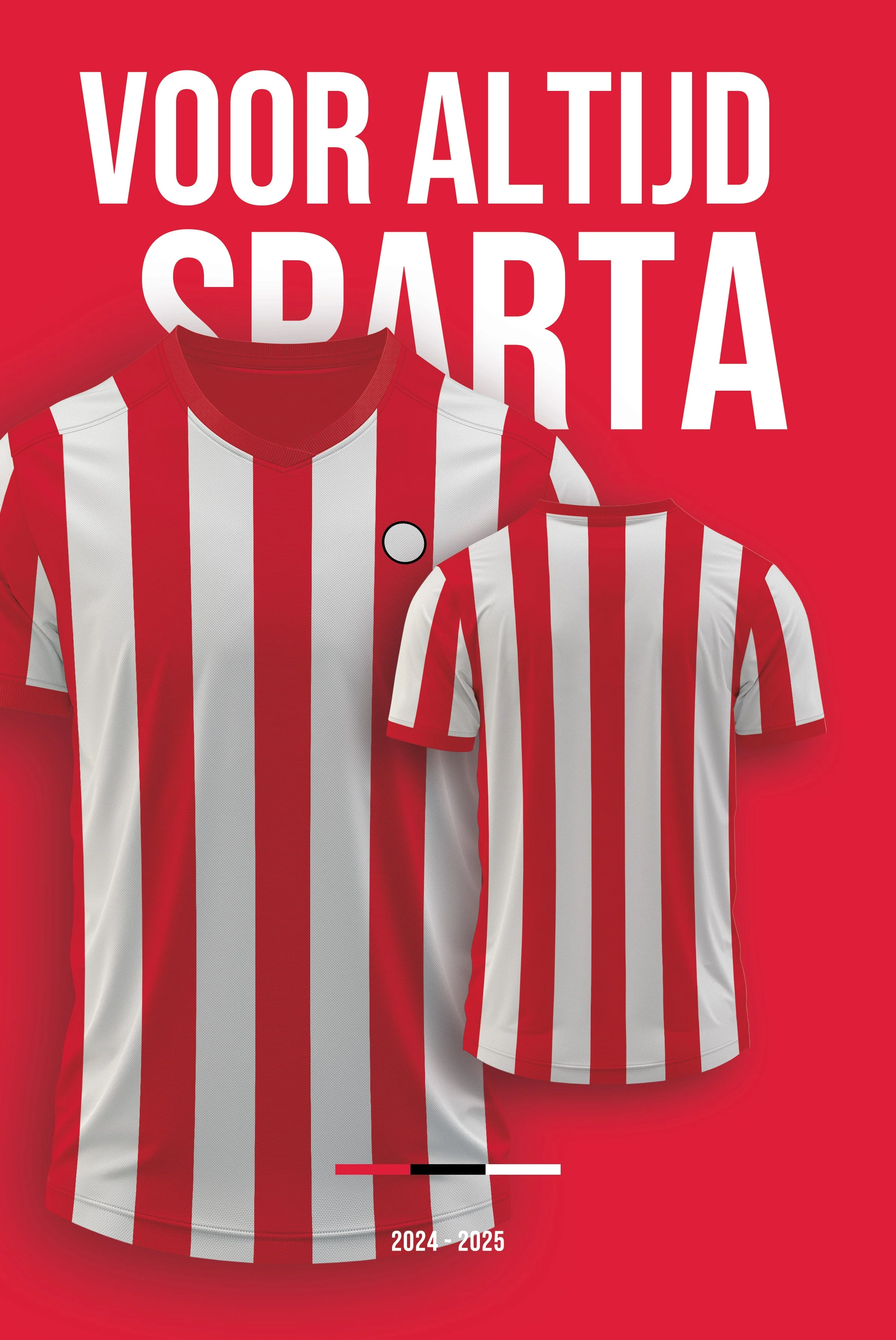 Voetbaltenue Bord Sparta met eigen naam en rugnummer - 2024/2025 - Image 2