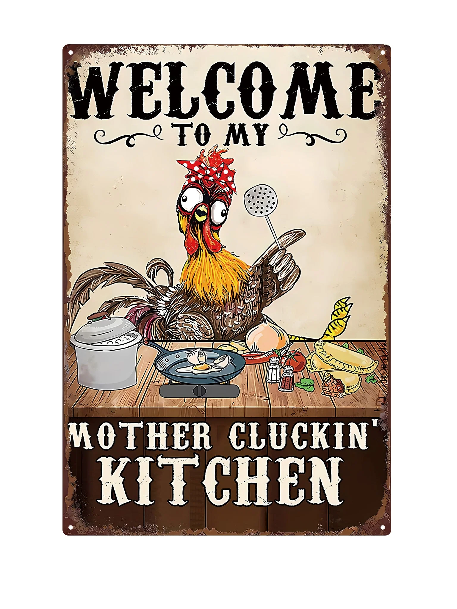 Welcome to my mother cluckin kitchen